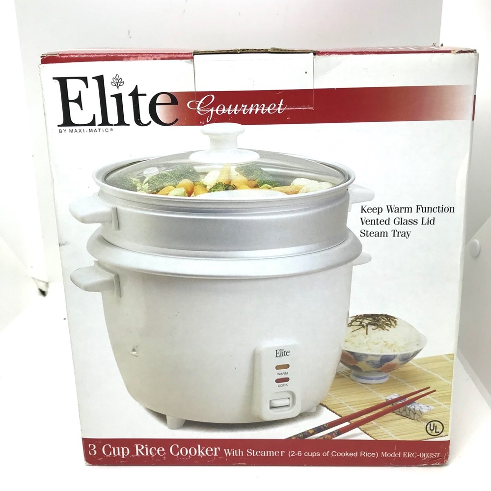 Elite Gourmet Six cup rice cooker New in box